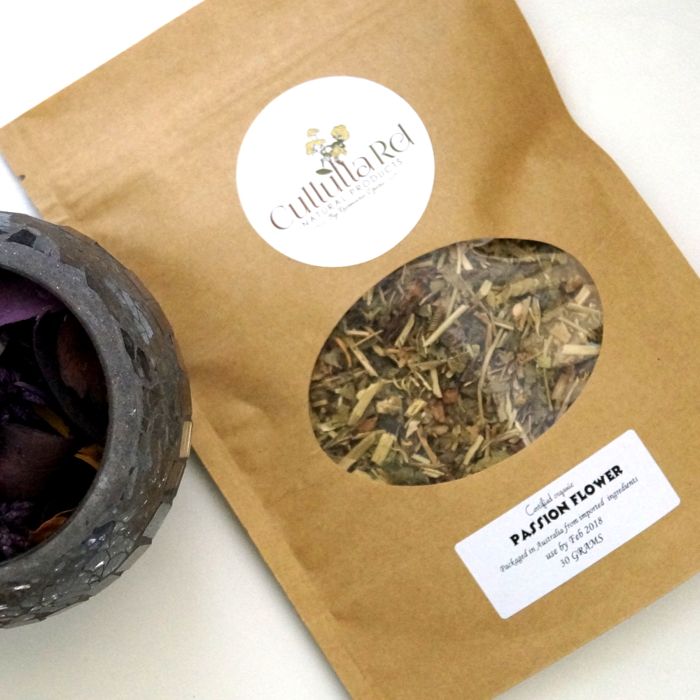 Organic passion flower tea